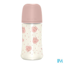 Afbeelding in Gallery-weergave laden, Suavinex Bonhomia Bottle Pa Sili. Owl Pink 270ml
