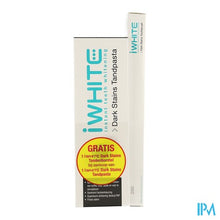 Afbeelding in Gallery-weergave laden, Iwhite Dark Stains Tandpasta+tandenborstel Gratis
