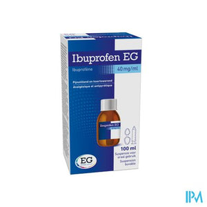 Ibuprofen EG 40 Mg/Ml Susp Oraal Gebruik 100 Ml