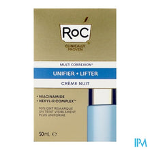 Afbeelding in Gallery-weergave laden, Roc Multi Correxion Even Tone+lift Nachtcreme 50ml
