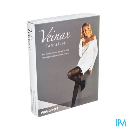 Veinax Panty Grote Diamant 2 Lang Zwart Maat 1