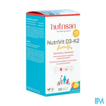 Afbeelding in Gallery-weergave laden, Nutrivit D3-k2 Family Gommies 60 Nutrisan
