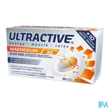 Afbeelding in Gallery-weergave laden, Ultractive Magnesium 630mg Comp 60
