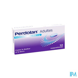 Perdolan Supp Ad 12x500mg