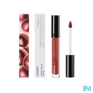 Korres Km Morello Matte Last.lip Fluid.red Clay 58