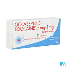 Afbeelding in Gallery-weergave laden, Golaseptine Lidocaine 5mg/1mg Zuigtabl 20
