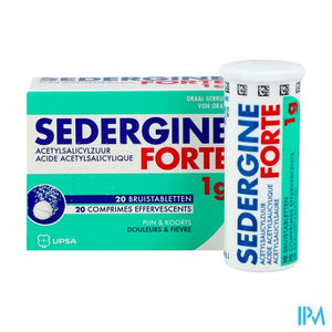 Sedergine Forte 1g Bruistabletten 20