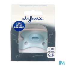 Afbeelding in Gallery-weergave laden, Difrax Fopspeen Natural 0-6m Special Edit. Blue
