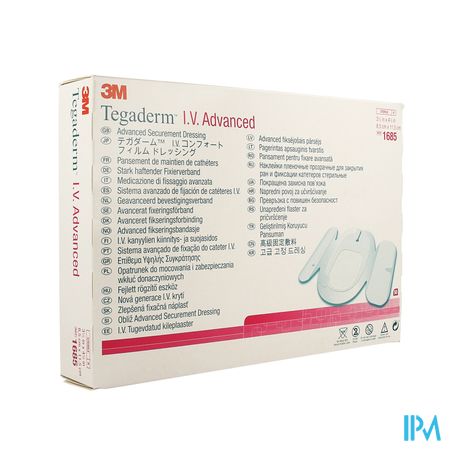 Tegaderm Iv Advanced Dressing 8,5x11,5cm 50 1685