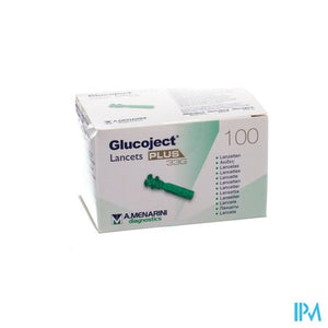 Glucoject Lancets Plus 33g 100 44121