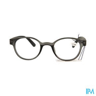 Pharmaglasses Leesbril Round +1.00 Grey/black