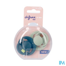Afbeelding in Gallery-weergave laden, Difrax Dynamic Fopspeen 6-18m Prime Pistac./green2
