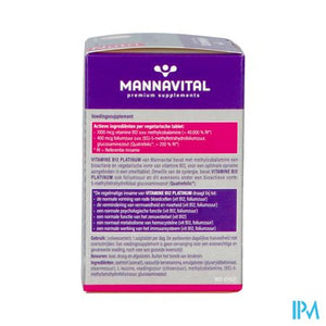 Mannavital Vitamine B12 Platinum V-tabl 60 Nf