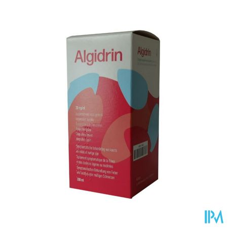 Algidrin 20mg/ml Orale Susp Siroop 200ml