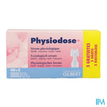 Afbeelding in Gallery-weergave laden, Physiodose Serum Fysio Ud Ster 40x5ml+5 Gratis
