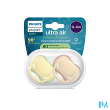Afbeelding in Gallery-weergave laden, Philips Avent Fopspeen +0m Air Beige/groen 2
