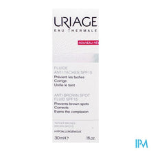 Load image into Gallery viewer, Uriage Depiderm Cx Fluide A/vlekken Ip15 30ml
