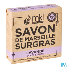 Afbeelding in Gallery-weergave laden, Mkl Overvet Marseille Zeep Lavendel 100g
