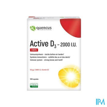 Load image into Gallery viewer, Quercus Active D3 2000 I.u. Caps 100
