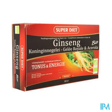 Afbeelding in Gallery-weergave laden, Superdiet Ginseng-koninginnegelei Bio Amp 20x15ml
