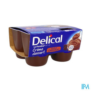 Delical Creme Dessert La Floridine Chocolad.4x200g