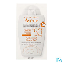 Afbeelding in Gallery-weergave laden, Avene Zon Spf50+ Minerale Fluide 40ml
