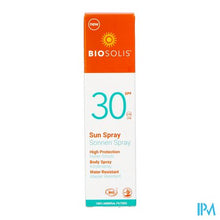 Load image into Gallery viewer, Biosolis Zonne Spray Ip30 100ml Nf

