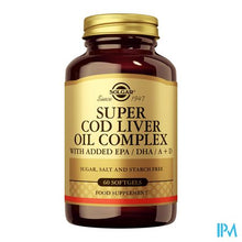 Load image into Gallery viewer, Super Cod Liver Oil Compl (levertraan) Softgel 60
