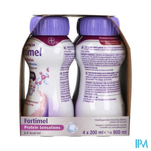 Afbeelding in Gallery-weergave laden, Fortimel Protein 2.4kcal Verfriss Aardbei 4x200ml

