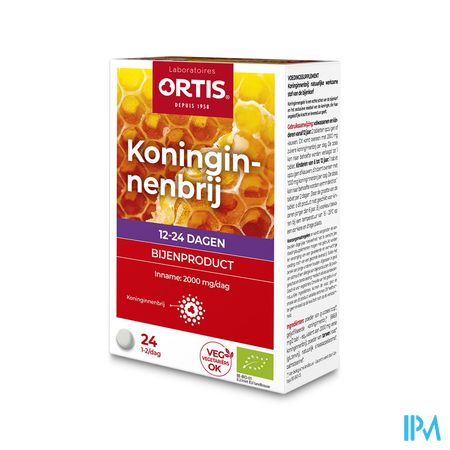 Ortis Koninginnebrij Bio Kauwtabletten 24