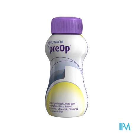 Preop Drankje Aroma Citroen Flessen 4x200ml