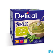Load image into Gallery viewer, Delical Puree Hphc Doperwten 4x200g
