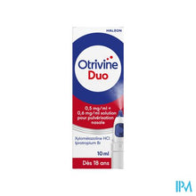 Afbeelding in Gallery-weergave laden, Otrivine Duo 0,5mg/ml+0,6mg/ml Neusspray 10ml
