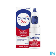 Afbeelding in Gallery-weergave laden, Otrivine Duo 0,5mg/ml+0,6mg/ml Neusspray 10ml
