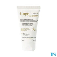 Afbeelding in Gallery-weergave laden, Tinge Diabetic Skin Voetcreme Tube 50ml
