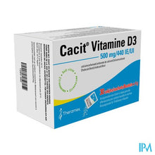 Charger l'image dans la galerie, Cacit Vit. D3 500mg/440ie Bruisgranul. Zakje 30
