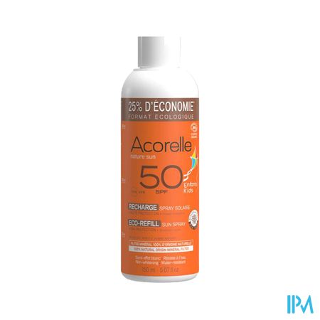 Acorelle Eco-refill Spray Kids Spf50 150ml
