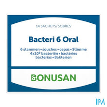 Afbeelding in Gallery-weergave laden, Bacteri 6 Oral Zakjes 14 Bonusan
