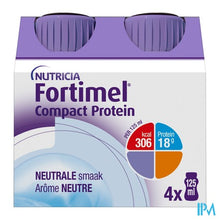 Load image into Gallery viewer, Fortimel Compact Protein Neutraal 4x125ml
