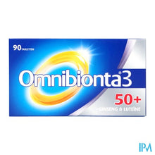 Charger l'image dans la galerie, Omnibionta3 50+ Multivitamines voor Vitaliteit  met Ginseng (90 tabletten)

