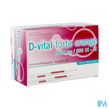 Charger l&#39;image dans la galerie, D-vital Forte Sinaas 1000mg/880ie Zakjes 30
