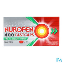Charger l'image dans la galerie, Nurofen 400 Fastcaps Caps 30x400mg
