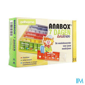 Kinderpillendoos Anabox 7x5 Rainbow Nl