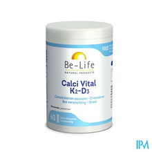 Afbeelding in Gallery-weergave laden, Calci Vital K2 D3 Be Life Caps 60
