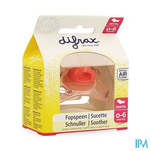 Difrax Fopspeen Sil Mini-dental 0-6m 799