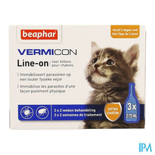 Afbeelding in Gallery-weergave laden, Beaphar Vermicon Line-on Kitten 3x0,75ml
