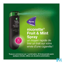 Afbeelding in Gallery-weergave laden, Nicorette Fruit&amp;mint 1mg Mondspray Suikervr. 2x150
