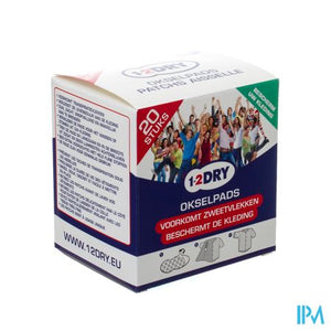 1-2dry Okselpads Medium 20