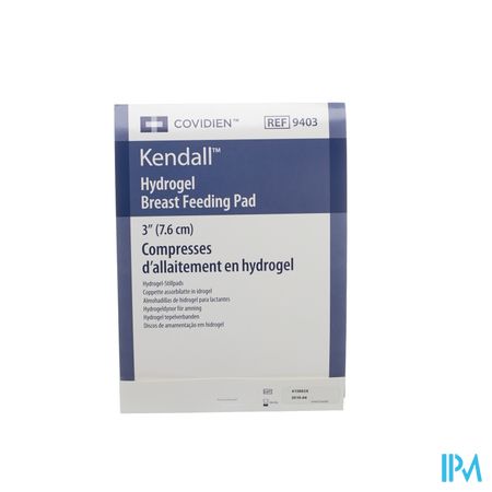 Kendall Tepelverband Hydrogel Diam 7,6cm 1 Paar