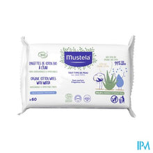 Charger l'image dans la galerie, Mustela Ch Bio Katoenen Doekjes Water 60

